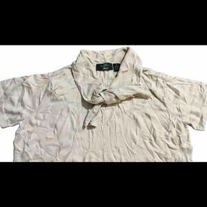 Orvis Cashmere & Silk Blend Short Sleeve Sweater Preppy Outdoors Wear XL